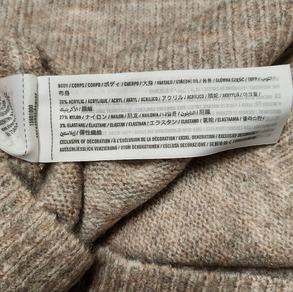 Abercrombie & Fitch Fair Isle Sweater Dress XS - Picture 6 of 6